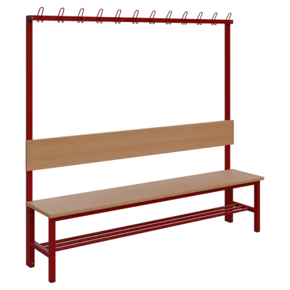 SVJ - 200 stěna jednostranná věšáková RAL 3002 - červená